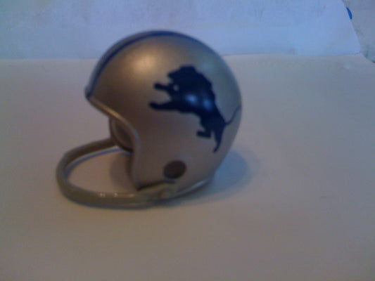 Detroit Lions Riddell NFL Single-Bar Pocket Pro Helmet 1692 Custom Throwback (No white center stripe)  WESTBROOKSPORTSCARDS