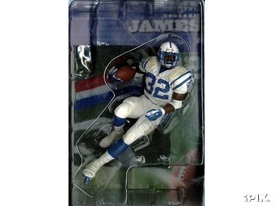 McFarlane Football Sports Picks Figurines: Edgerrin James Colts McFarlane Sports Picks  WESTBROOKSPORTSCARDS