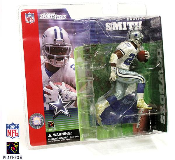 McFarlane Football Sports Picks Figurines: Emmitt Smith Cowboys McFarlane Sports Picks  WESTBROOKSPORTSCARDS