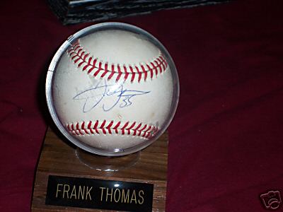 Frank Thomas Autographed Baseball with COA  WESTBROOKSPORTSCARDS   