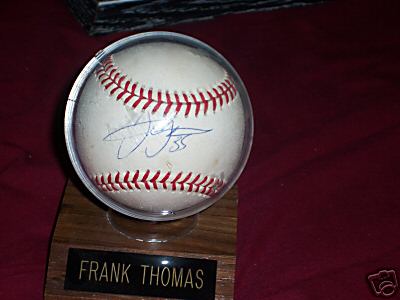 Frank Thomas Autographed Baseball with COA  WESTBROOKSPORTSCARDS