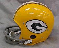 Riddell Classic RK Pro Line Throwback Helmets: Green Bay Packers '61-'79 Classic Riddell RK Throwback Full Size Helmet  WESTBROOKSPORTSCARDS
