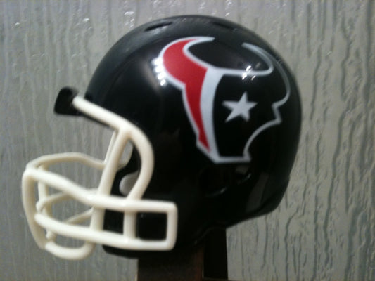 Houston Texans Riddell NFL Revolution Pocket Pro Helmet (Alternate White mask)  WESTBROOKSPORTSCARDS