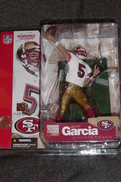 McFarlane Football Sports Picks Figurines: Jeff Garcia San Francisco 49ers McFarlane Sports Pick  WESTBROOKSPORTSCARDS   