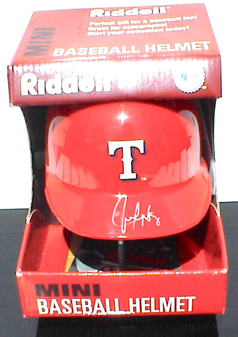 Juan Gonzalez Autographed Mini-Helmet  WESTBROOKSPORTSCARDS