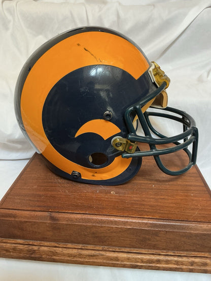 Los Angeles St. Louis Rams Rare Game Used Bike Football Helmet WESTBROOKSPORTSCARDS