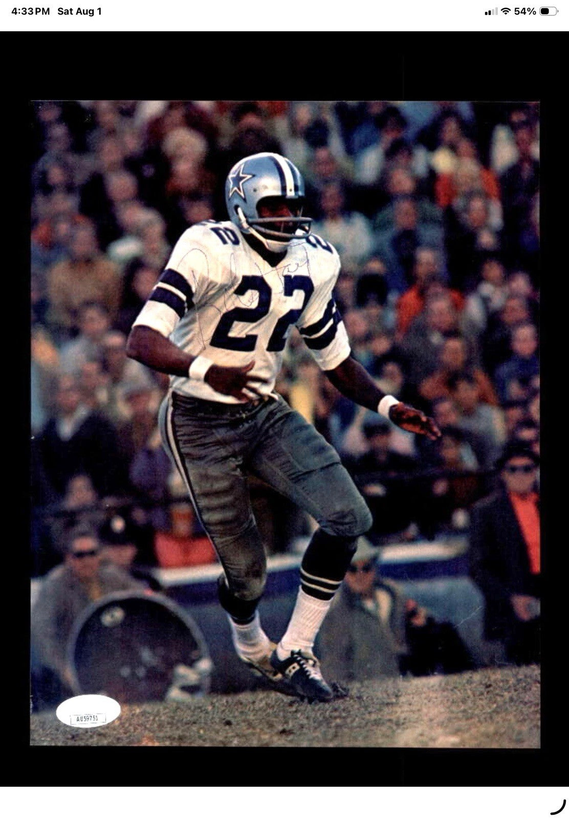 Dallas Cowboys Authentic Color Paint Bob Hayes TK2 Style Football Helmet Riddell