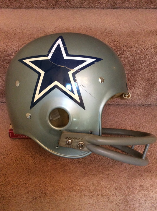 Vintage Riddell Kra-Lite TK2 Football Helmet-1971 Dallas Cowboys -Staubach Rare WESTBROOKSPORTSCARDS