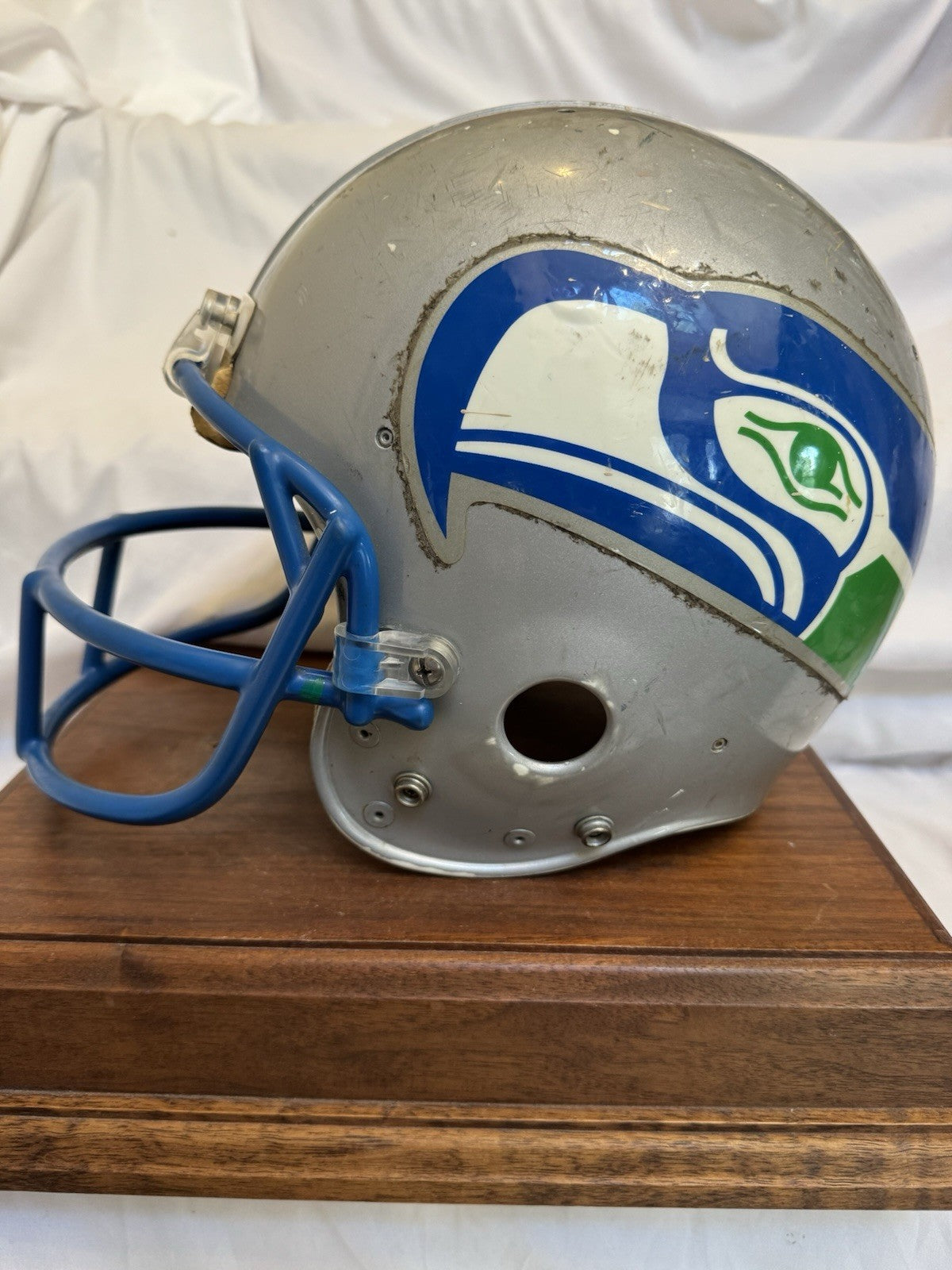 Vintage Riddell PAC-3 Football Helmet 1976 Seattle Seahawks WESTBROOKSPORTSCARDS