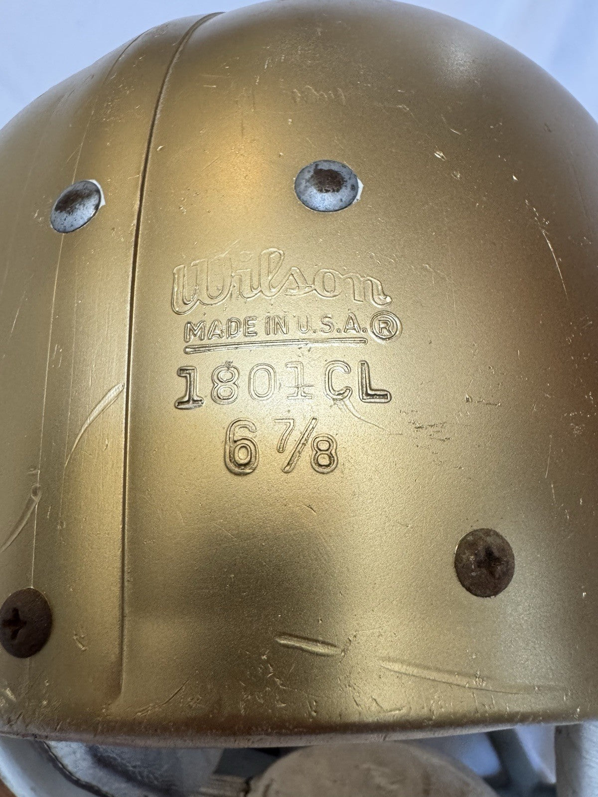 Vintage Wilson Football Helmet Custom 1970 Notre Dame Fighting Irish Theismann Wilson