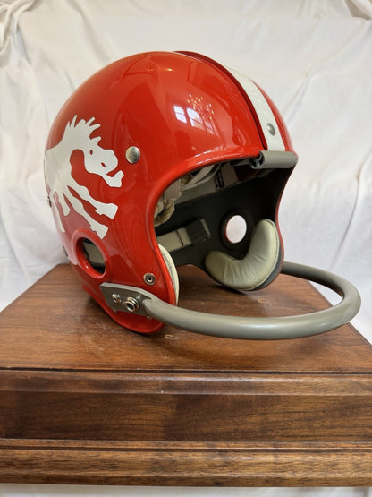 Riddell Kra-Lite RK2 Football Helmet 1962 Denver Broncos White Crazy H – WESTBROOKSPORTSCARDS