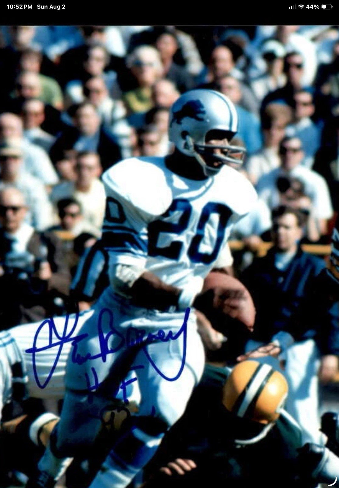 RK2 Vintage Style 1969 Detroit Lions Football Helmet Lem Barney Thin Mil Decals! WESTBROOKSPORTSCARDS