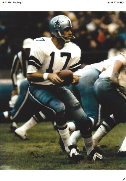 Dallas Cowboys Authentic Color Paint Don Meredith TK2 Style Football Helmet Riddell