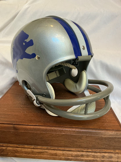 RK2 Vintage Style 1969 Detroit Lions Football Helmet Lem Barney Thin Mil Decals! WESTBROOKSPORTSCARDS