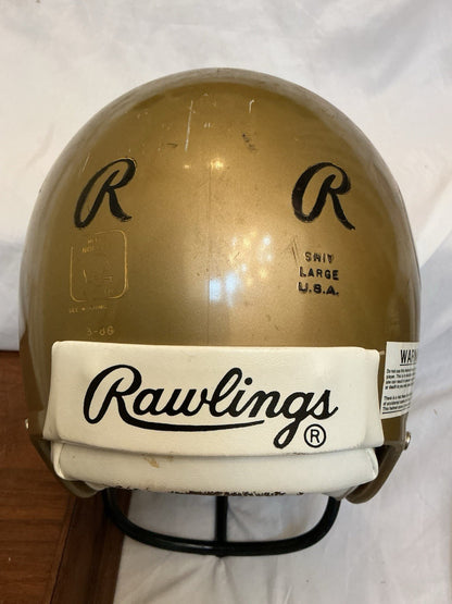Authentic Vintage Georgia Tech Yellow Jackets Rawlings AIMS Football Helmet L WESTBROOKSPORTSCARDS