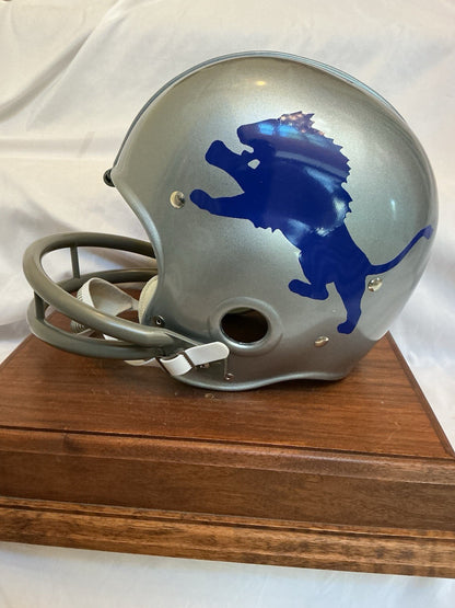 RK2 Vintage Style 1969 Detroit Lions Football Helmet Lem Barney Thin Mil Decals! WESTBROOKSPORTSCARDS