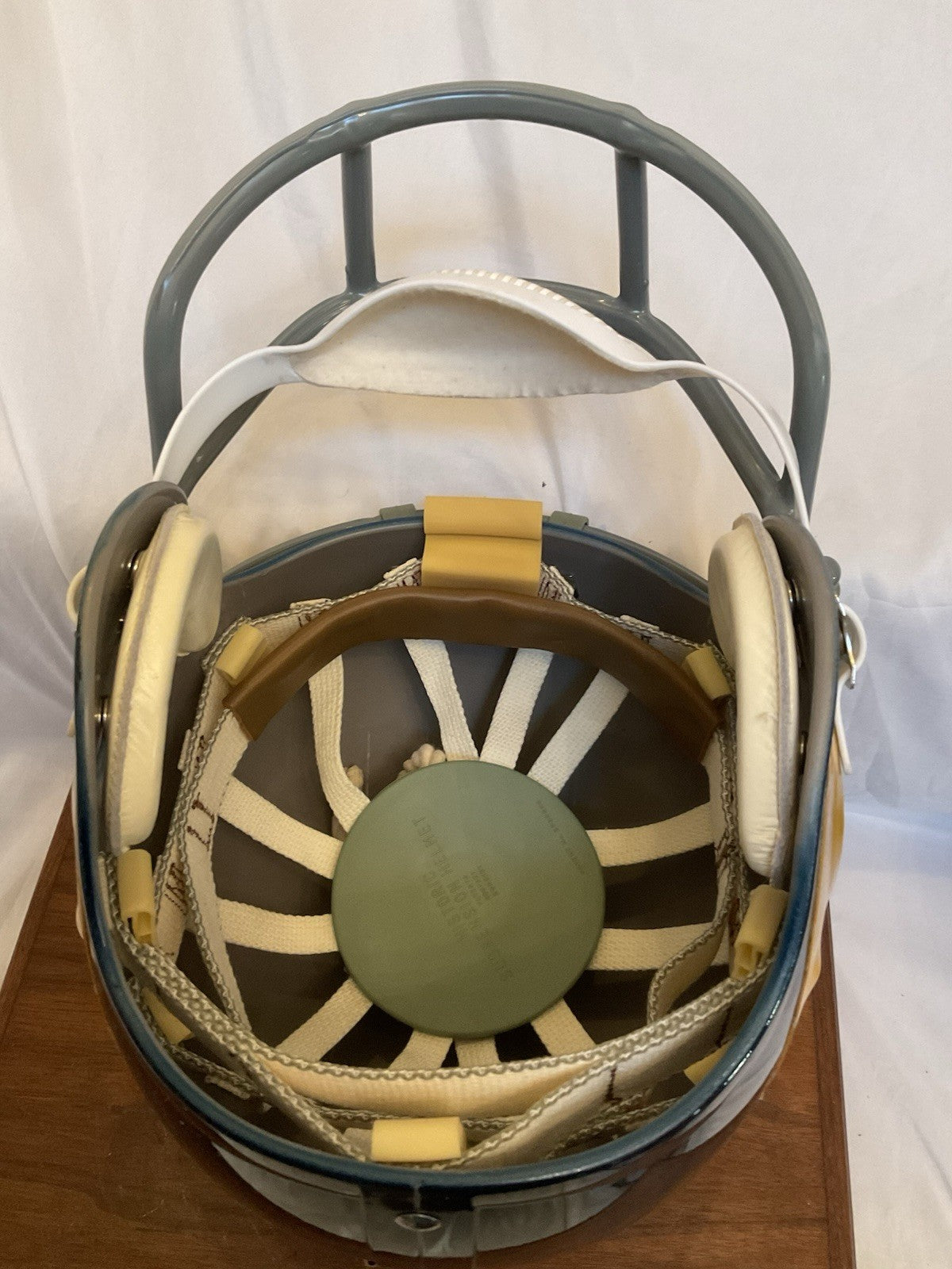 TK2 Style Suspension Football Helmet Custom 1973 Los Angeles Rams OPO Facemask Riddell