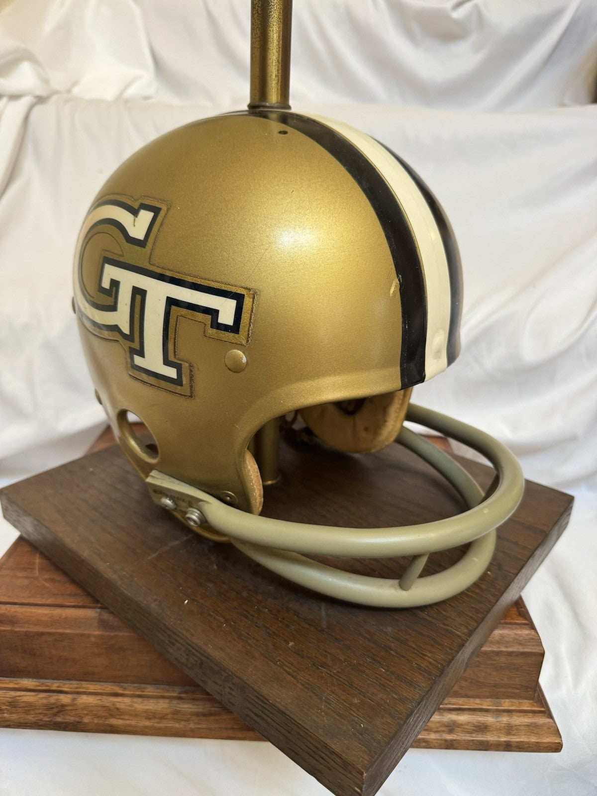 Vintage Original Riddell 1971 Georgia Tech Kra-Lite Football Helmet Lamp Riddell