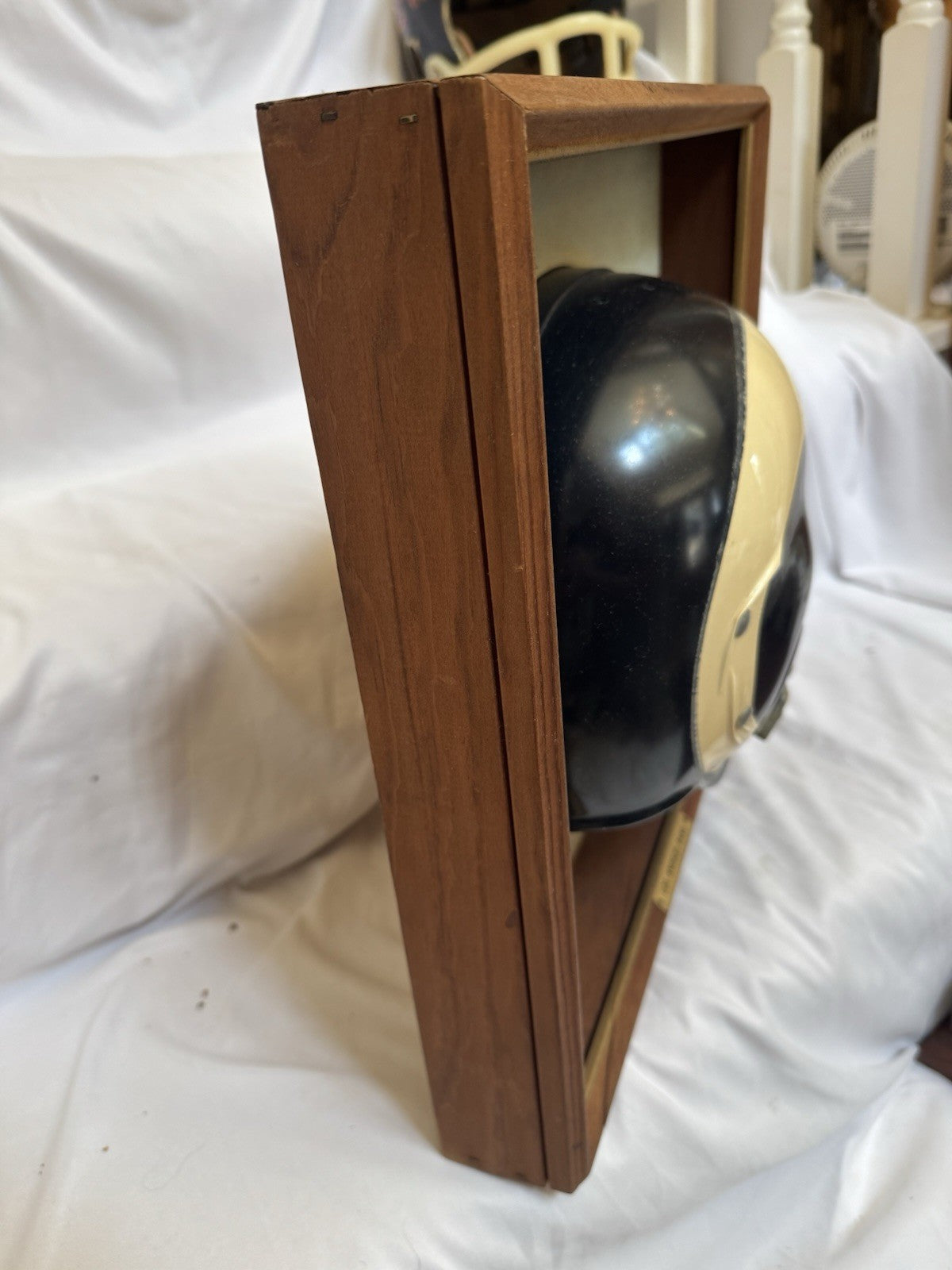 Vintage Riddell 1968 RK2 Los Angeles Rams 1/2 Helmet Plaque mounted framed Rare Riddell
