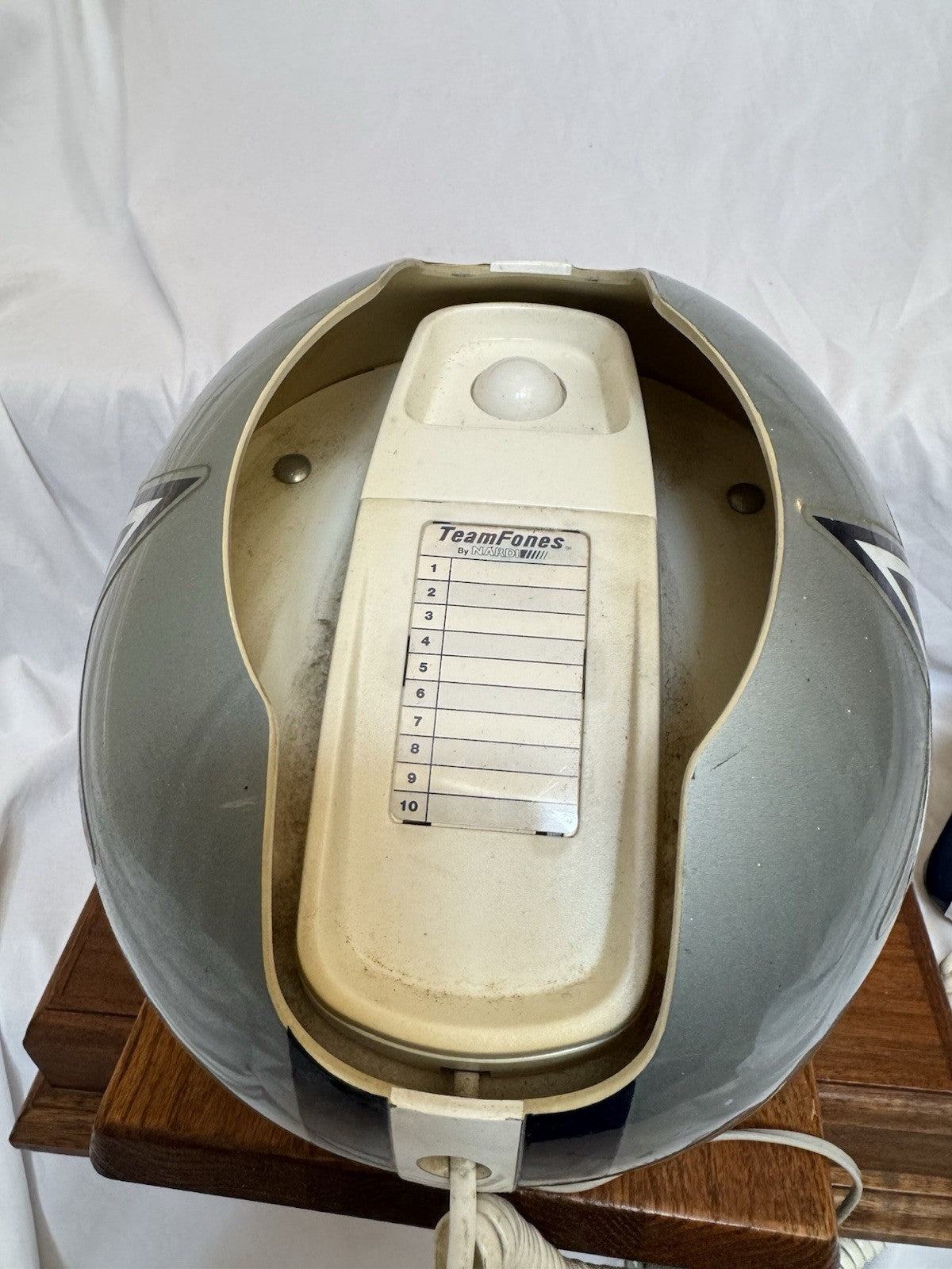 RIddell Nardi Football Helmet Draft Day Phone Officially Licensed Dallas Cowboys Riddell