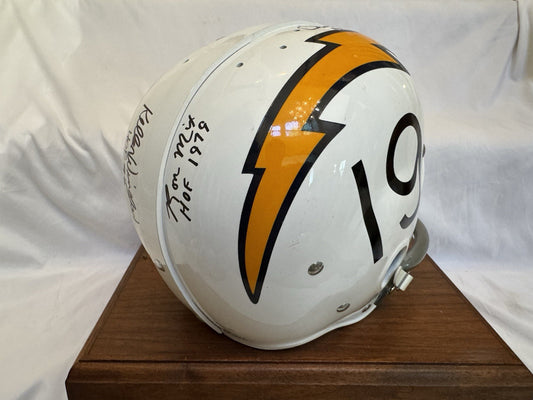 Riddell Kra-Lite RK2 San Diego Chargers Football Helmet Mix Joiner Autographed WESTBROOKSPORTSCARDS