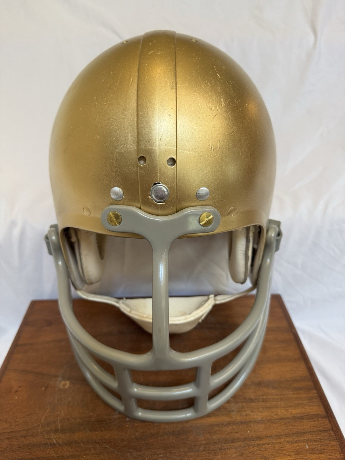 Vintage Wilson Football Helmet Custom 1970 Notre Dame Fighting Irish Browner Wilson