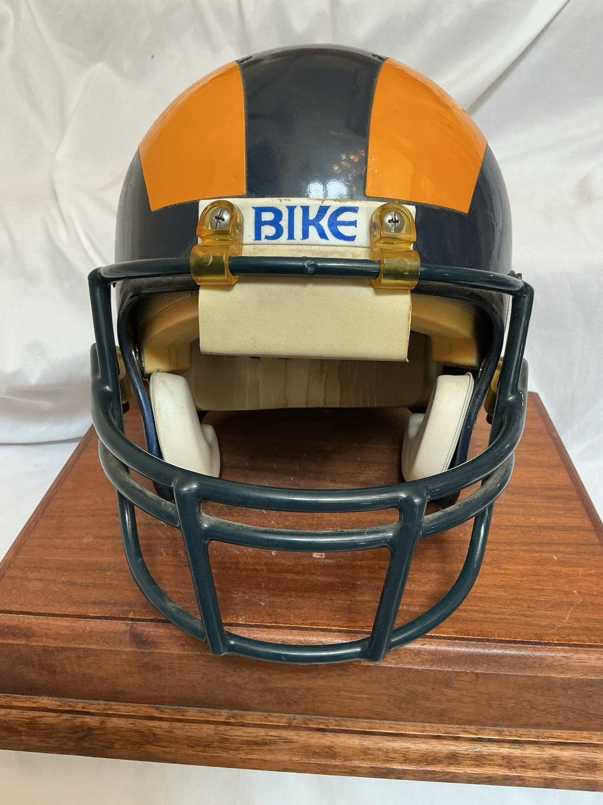 Los Angeles St. Louis Rams Rare Game Used Bike Football Helmet WESTBROOKSPORTSCARDS