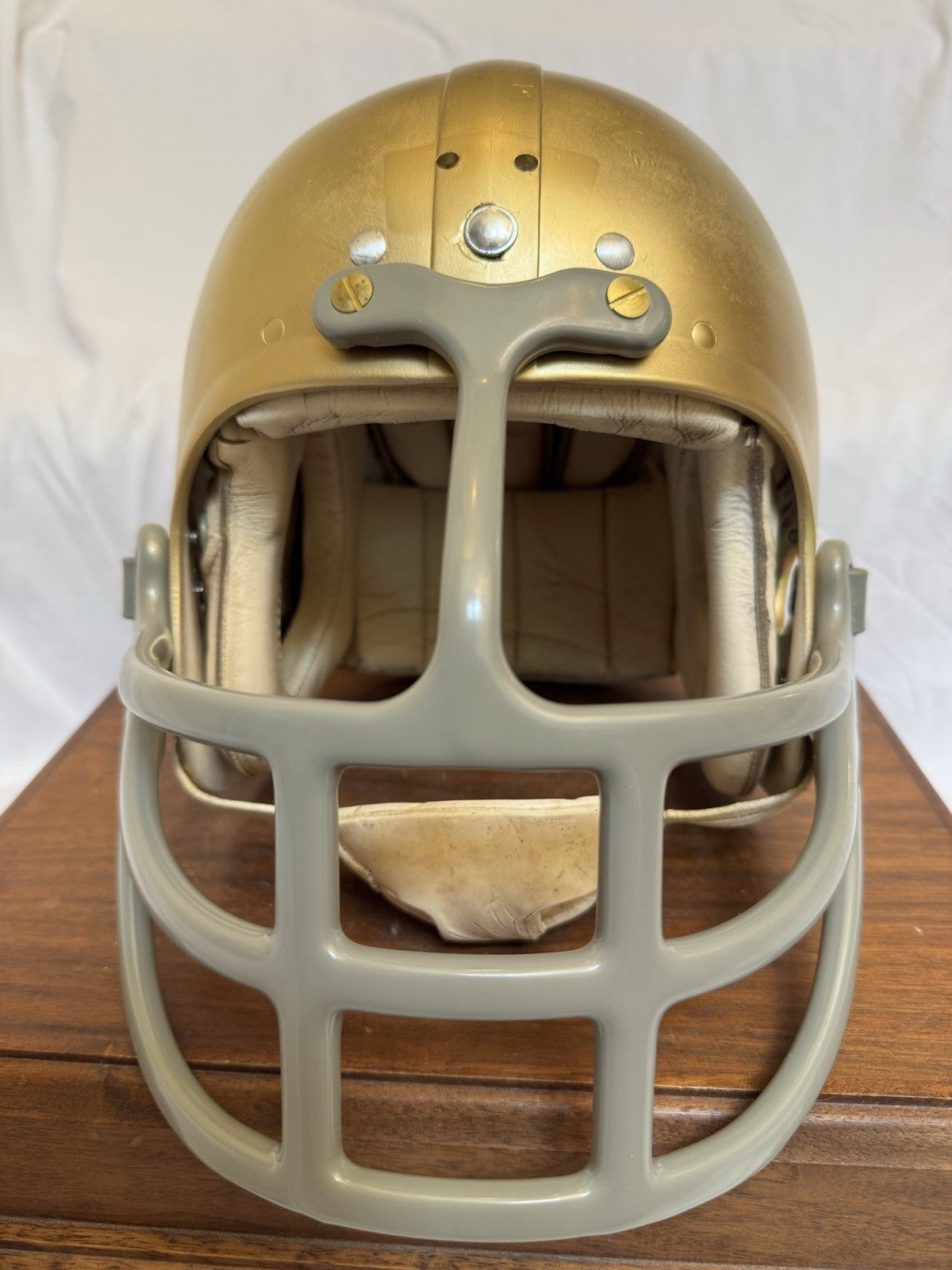 Vintage Wilson Football Helmet Custom 1970 Notre Dame Fighting Irish Browner Wilson
