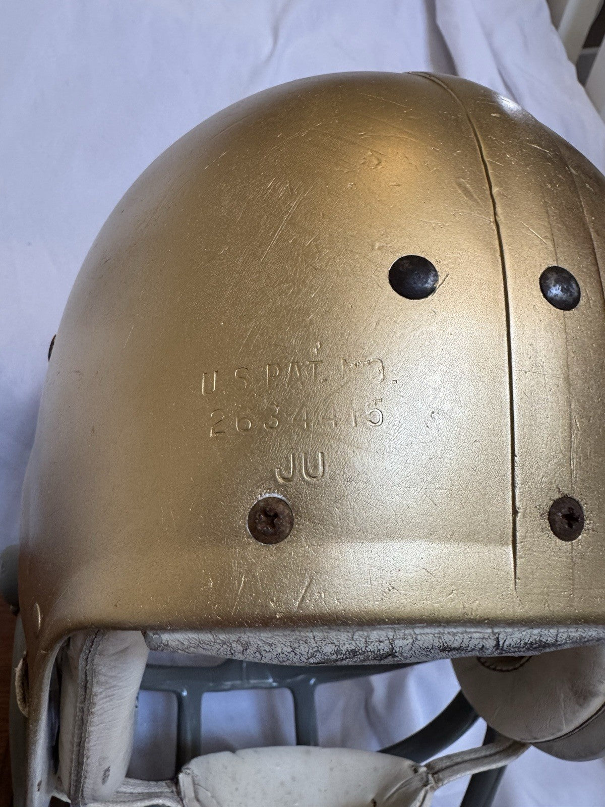 Vintage Wilson Football Helmet Custom 1970 Notre Dame Fighting Irish Browner Wilson