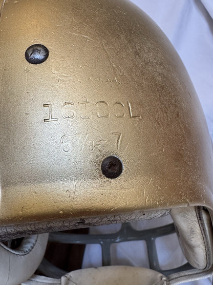 Vintage Wilson Football Helmet Custom 1970 Notre Dame Fighting Irish Browner Wilson