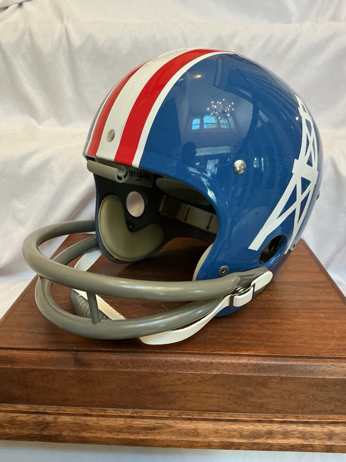 Custom TK2 Style Football Helmet 1964 Houston Oilers Charlie Hennigan Painted! Riddell