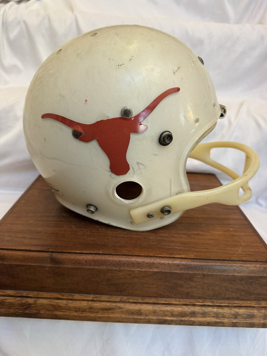 Vintage MacGregor Football Helmet Texas Longhorns Cotton Speyer Tribute Riddell