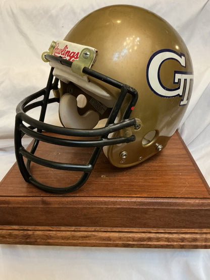 Authentic Vintage Georgia Tech Yellow Jackets Rawlings AIMS Football Helmet L WESTBROOKSPORTSCARDS