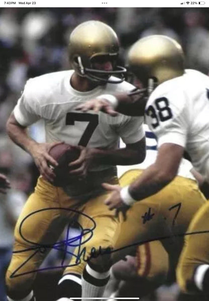 Vintage Wilson Football Helmet Custom 1970 Notre Dame Fighting Irish Theismann Wilson