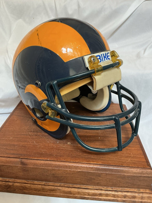 Los Angeles St. Louis Rams Rare Game Used Bike Football Helmet WESTBROOKSPORTSCARDS