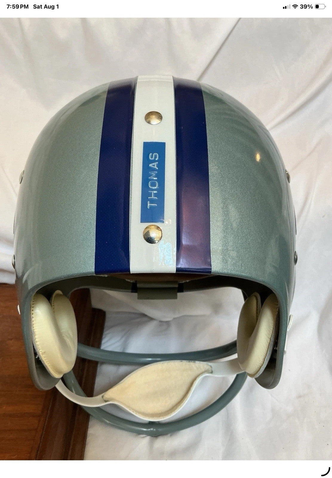 Dallas Cowboys Authentic Color Paint Mel Renfro TK2 Style Football Helmet Riddell