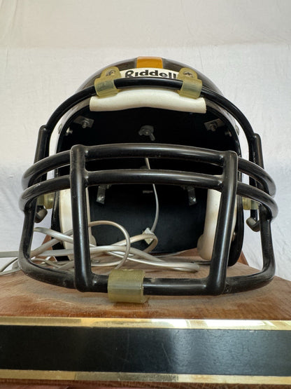RIddell Nardi Pittsburgh Steelers Football Helmet Draft Day Phone Off. Licensed Riddell