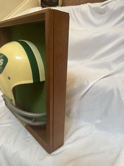 Vintage Riddell 1968-69 RK2 New York Jets 1/2 Helmet Plaque mounted framed Rare Riddell
