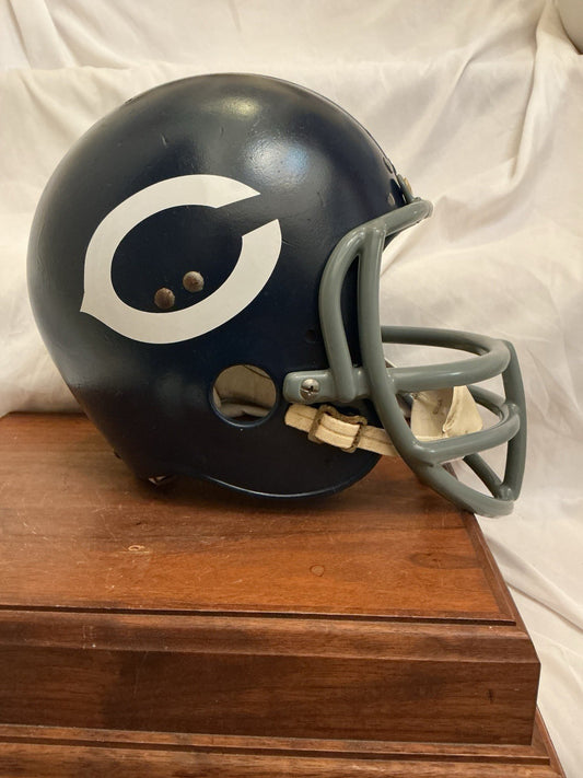 Original Vintage Wilson Football Helmet Custom 1969 Chicago Bears Dick Butkus Wilson