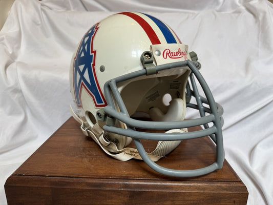 Authentic Vintage Houston Oilers Rare Rawlings HC-35 Football Helmet 1980 WESTBROOKSPORTSCARDS