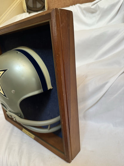 Vintage Riddell 1968 RK2 Dallas Cowboys 1/2 Helmet Plaque mounted framed Rare Riddell