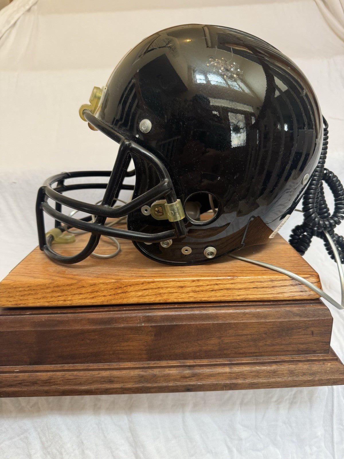 RIddell Nardi Pittsburgh Steelers Football Helmet Draft Day Phone Off. Licensed Riddell