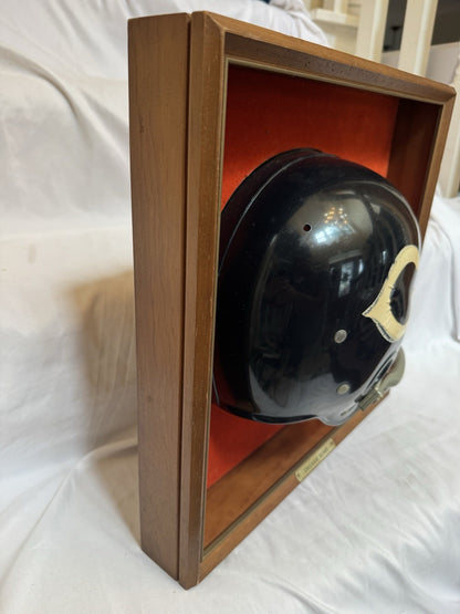 Vintage Riddell 1968 RK2 Chicago Bears 1/2 Helmet Plaque mounted framed Rare Riddell