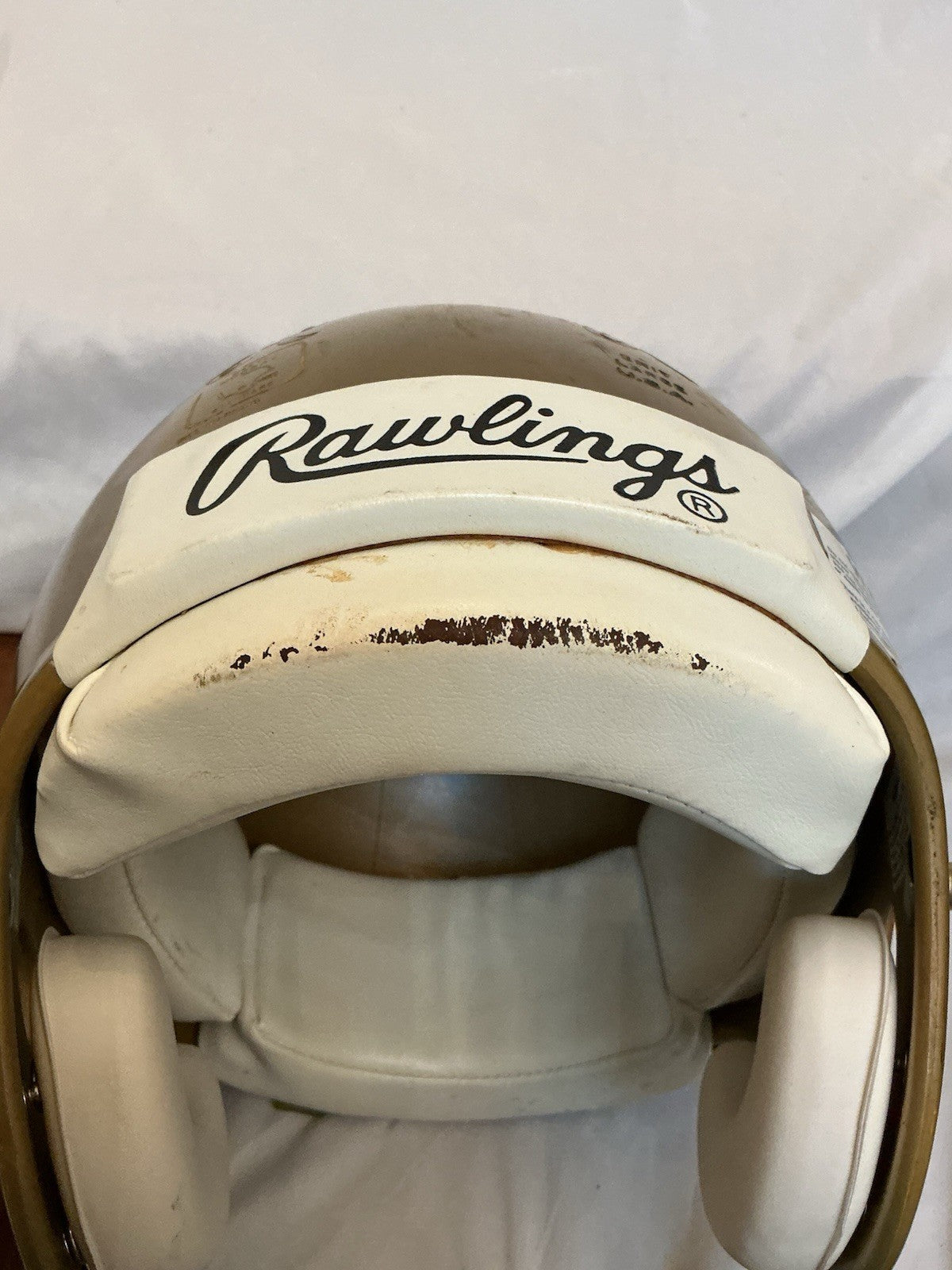 Authentic Vintage Georgia Tech Yellow Jackets Rawlings AIMS Football Helmet L WESTBROOKSPORTSCARDS