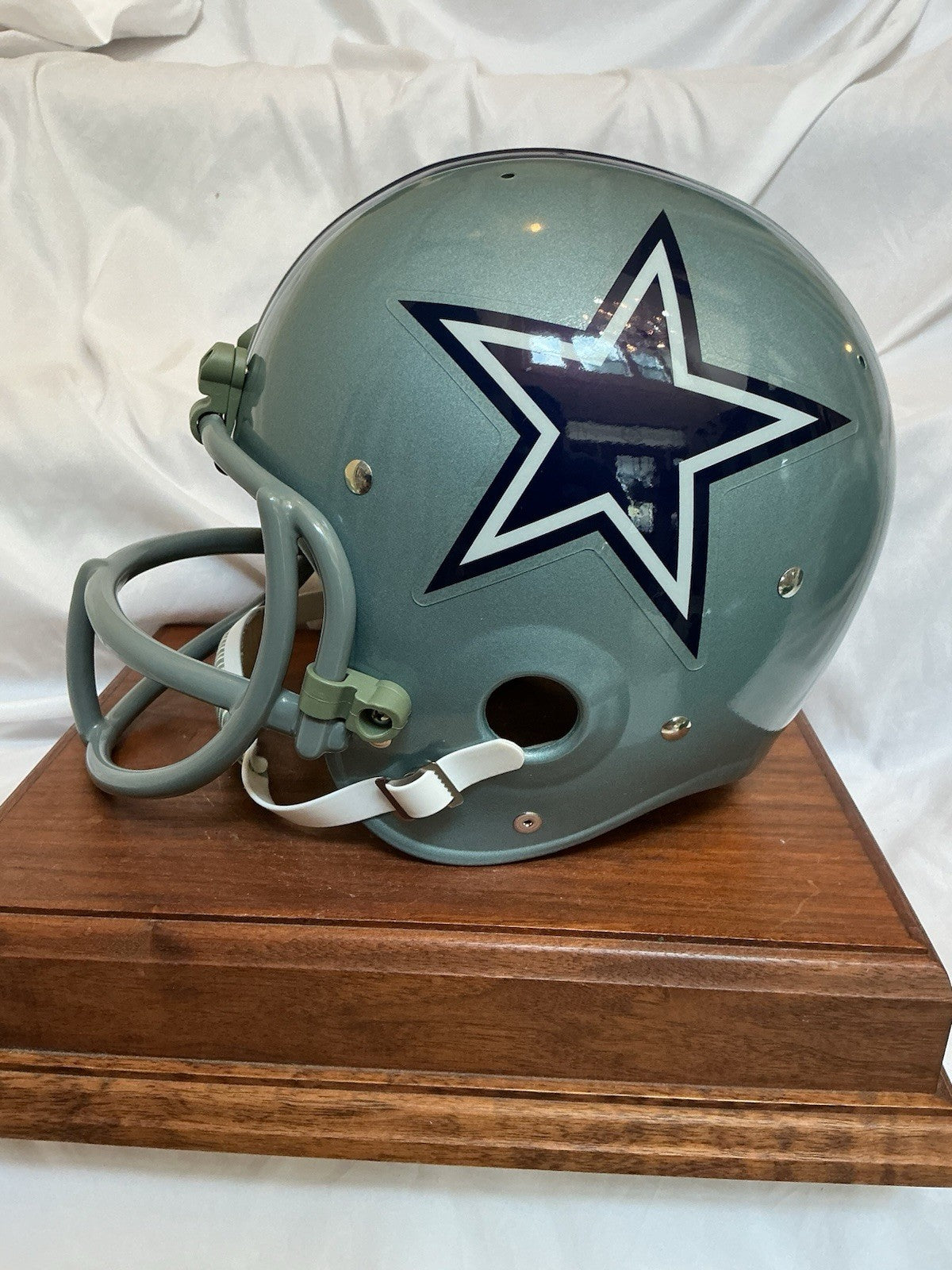 Dallas Cowboys Authentic Color Paint Duane Thomas TK2 Style Football Helmet Riddell