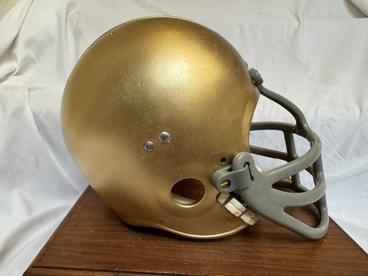 Vintage Wilson Football Helmet Custom 1970 Notre Dame Fighting Irish Browner Wilson