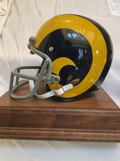 TK2 Style Suspension Football Helmet Custom 1973 Los Angeles Rams OPO Facemask Riddell