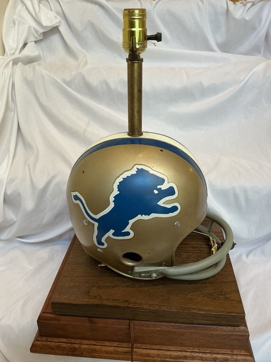 Vintage Original Riddell 1972 Detroit Lions Kra-Lite Football Helmet Lamp Riddell