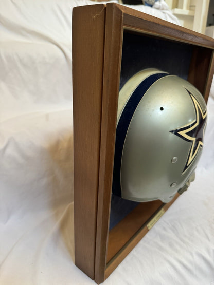 Vintage Riddell 1968 RK2 Dallas Cowboys 1/2 Helmet Plaque mounted framed Rare Riddell