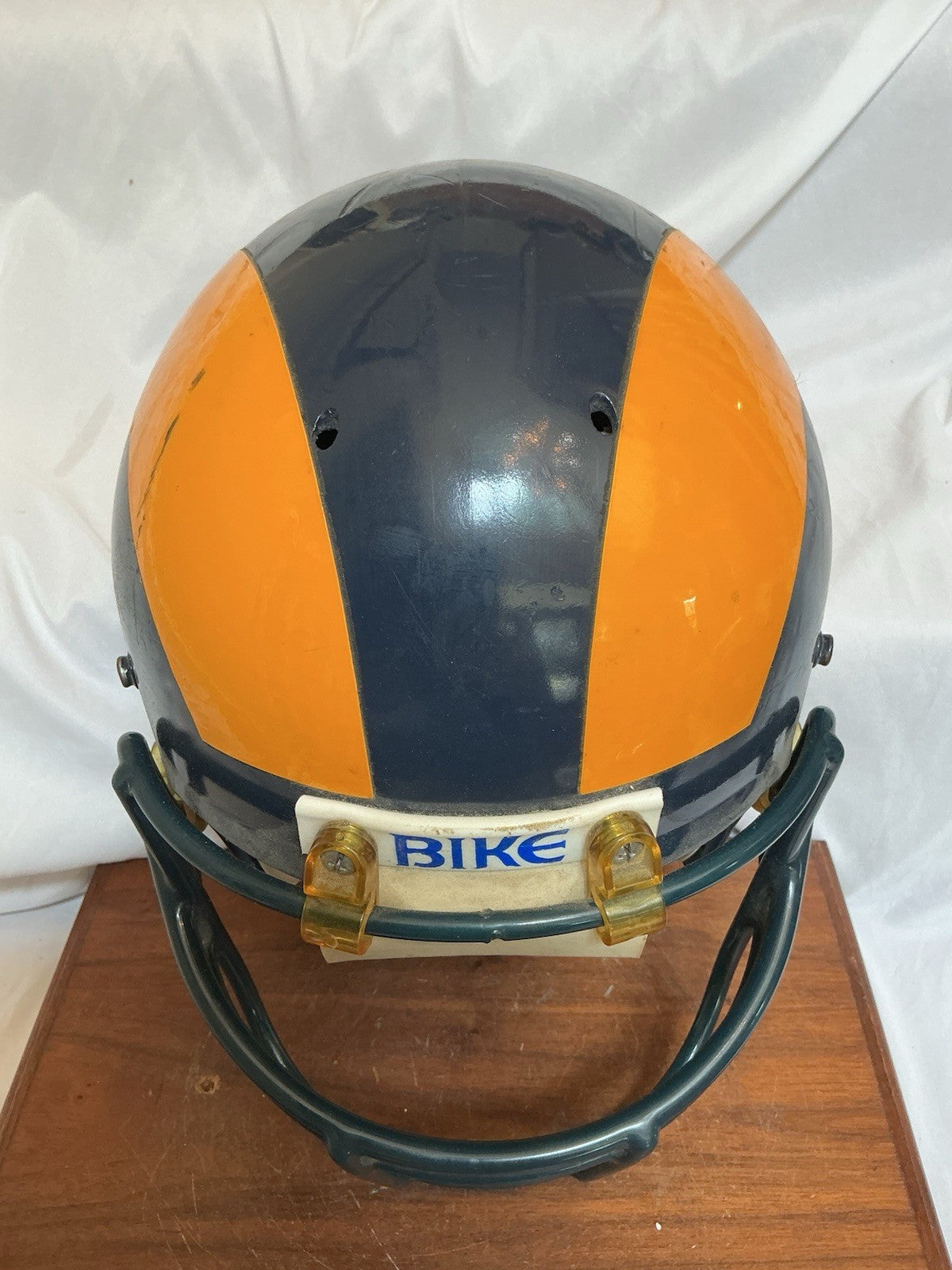 Los Angeles St. Louis Rams Rare Game Used Bike Football Helmet WESTBROOKSPORTSCARDS